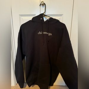 Chi Omega Black Sweatshirt